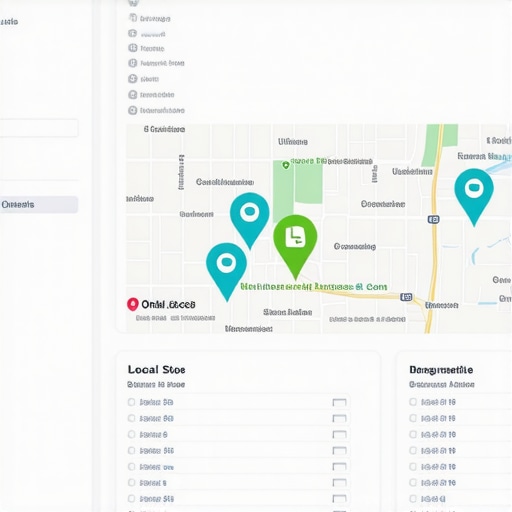 BrightLocal local SEO metrics dashboard showing Omaha map rankings.