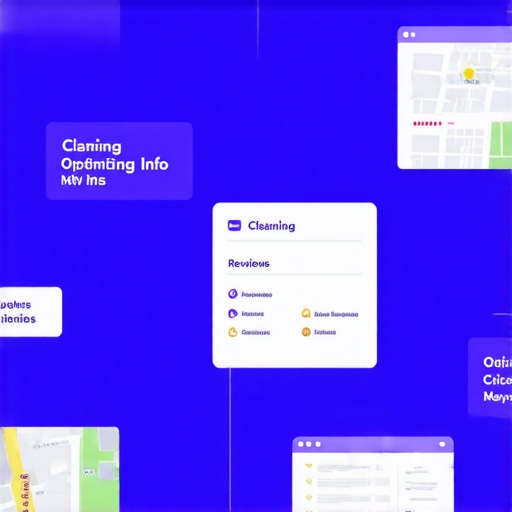 Infographic illustrating local maps optimization process for Omaha businesses.