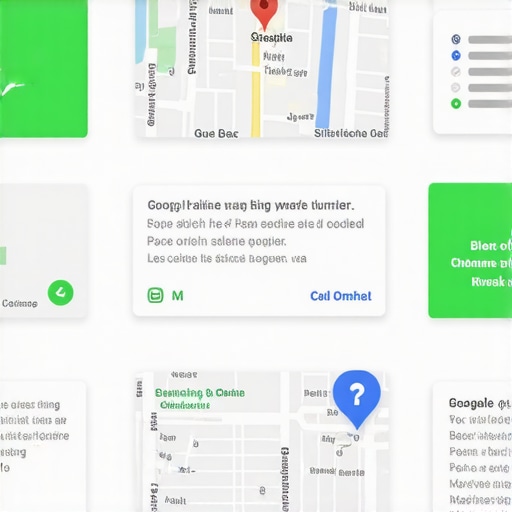 Google Maps Optimization for Omaha Diagram illustrating steps to improve Google Maps rankings for businesses in Omaha