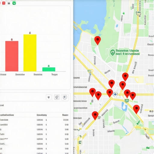 Screenshot of local citation and review monitoring dashboard for Omaha SEO